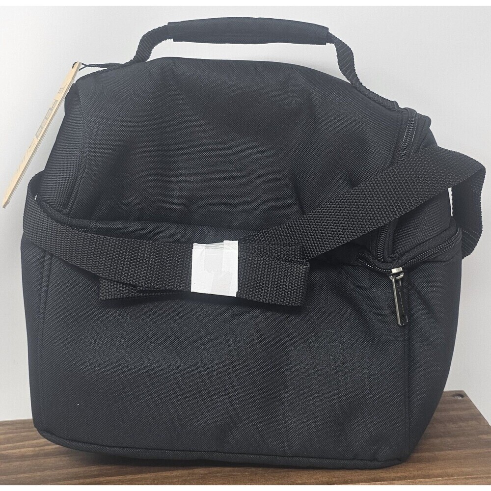 Carhartt Deluxe Dual Compartment Insulated Lunch Cooler Bag Black 12 Can Capacit - Picture 3 of 8